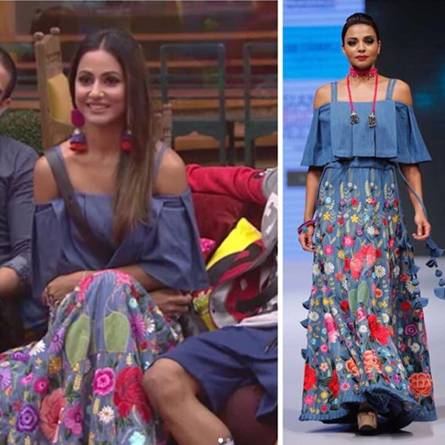 hina khan clothes