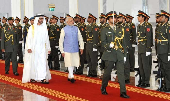 Narendra Modi in Abu Dhabi: Prime Ministers meets the Crown Prince of ...