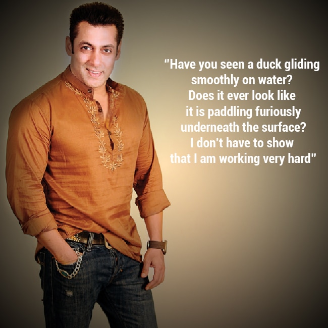Salman Khan speaks about his personality 10 inspirational quotes by