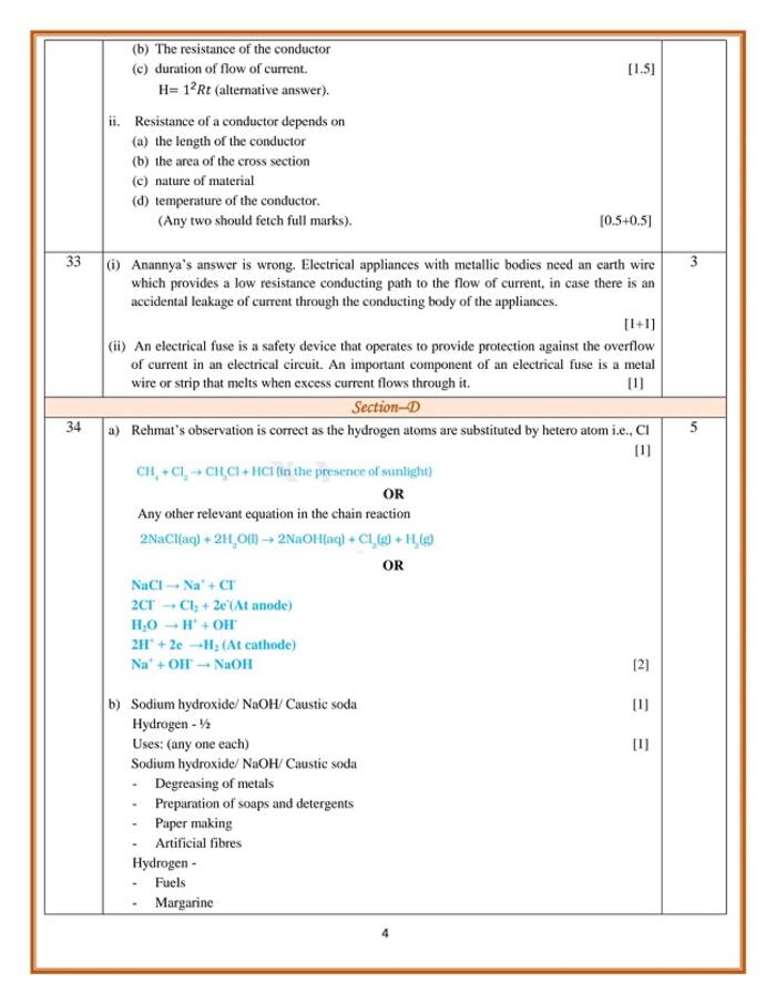 Cbse Class 10th Science Sample Paper 2023 24 And Marking Scheme Cbse Class 10th Science Sample Paper 2023 24 And Marking Scheme