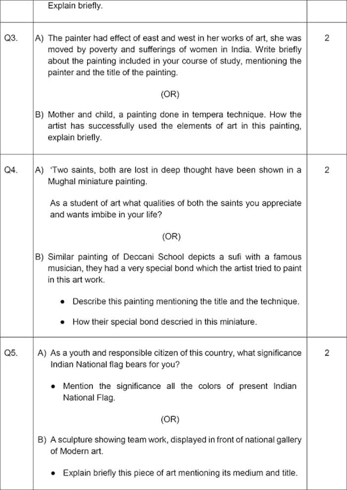 CBSE Class 12th Applied Art Art) Sample Paper 202324. See