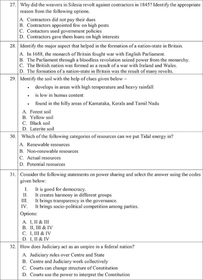 case study questions class 10 social science 2021