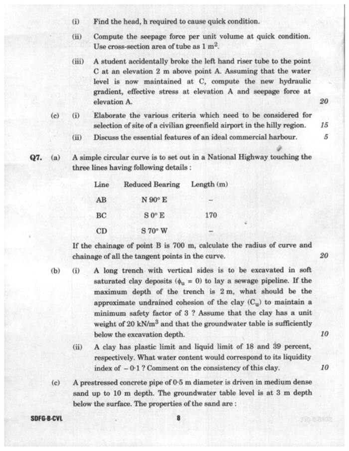 UPSC CIVIL ENGINEERING SOLVED QUESTION PAPERS PDF visual data 5