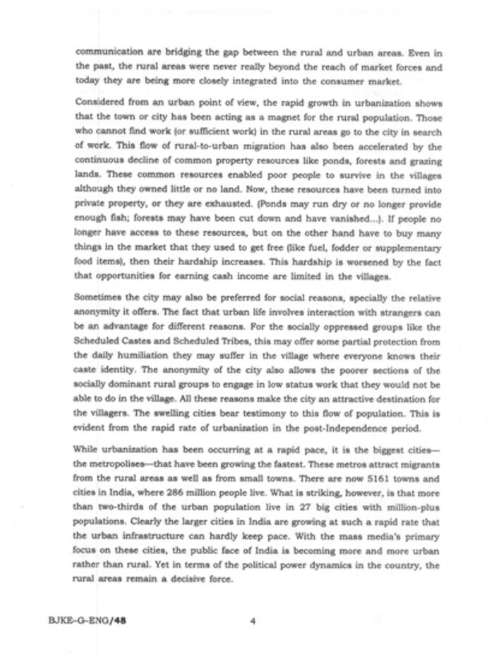IFS  Main  Examination  2023 General English