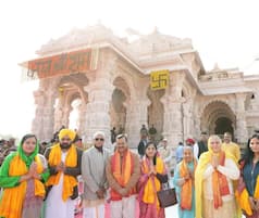 In Pics: Arvind Kejriwal, Bhagwant Mann To Visit Ram Mandir