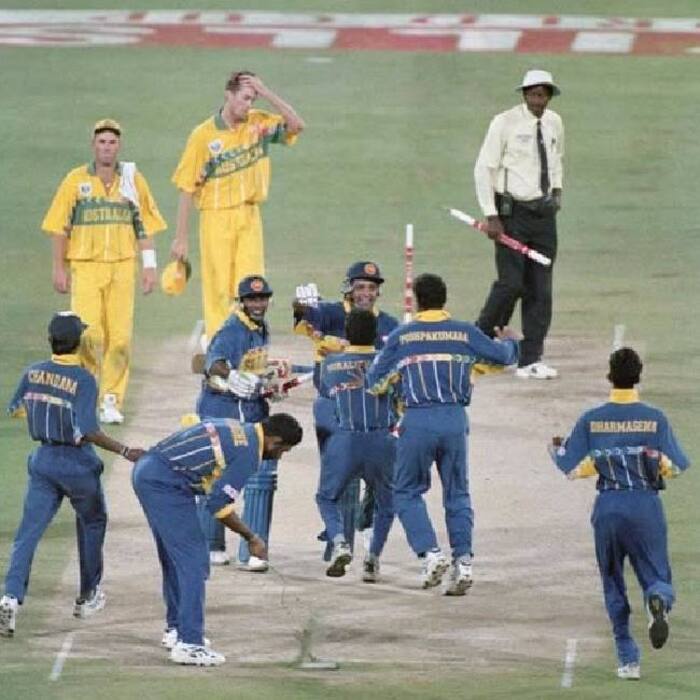 1  Australia against Sri Lanka in 1996