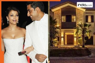 Inside pics of Aishwarya Rai - Abhishek Bachchan's lavish Dubai villa: Home theatre to fountain pool