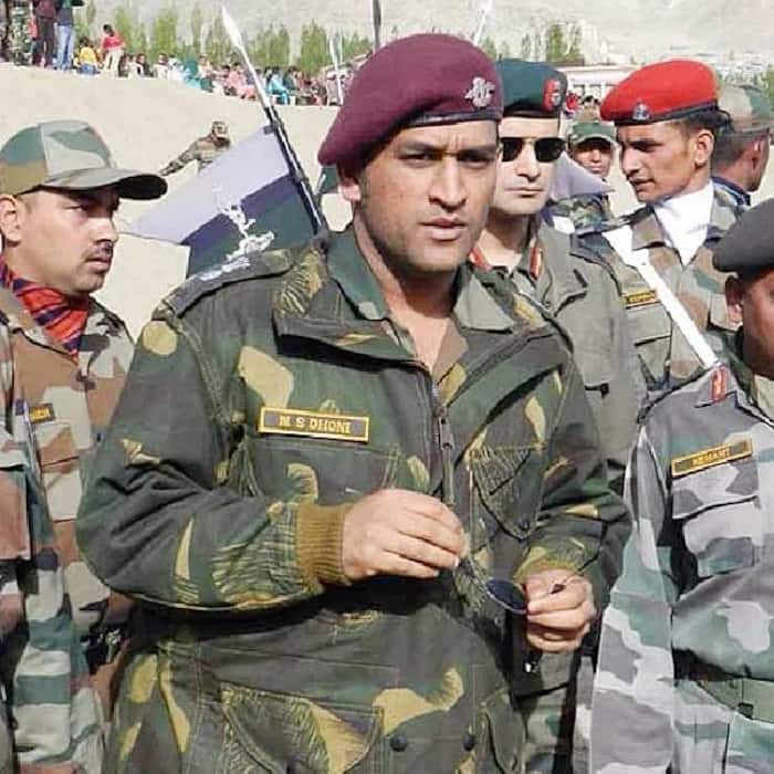 2  MS Dhoni   Lieutenant Colonel