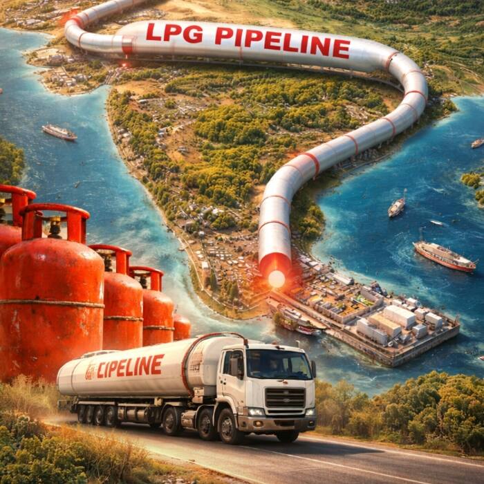 2 500 km Pipeline To Eliminate Bulk Movement Of LPG Cylinders