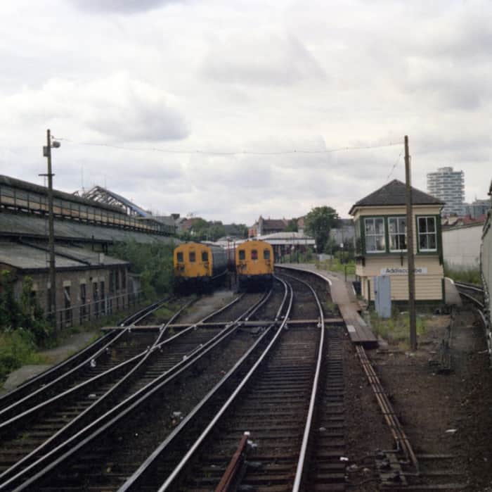 4  Addiscombe Railway Station in Croydon  England     The Phantom Train Driver Still Roams