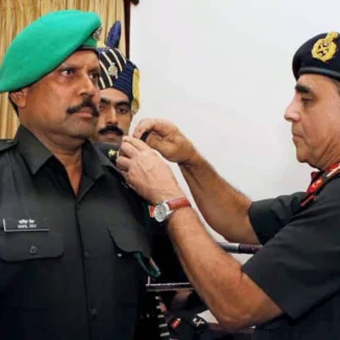 6  Kapil Dev   Lieutenant Colonel