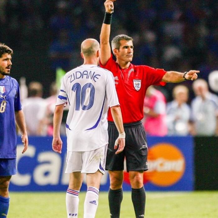 7 infamous challenges that led to players get sent off in a FIFA World Cup final