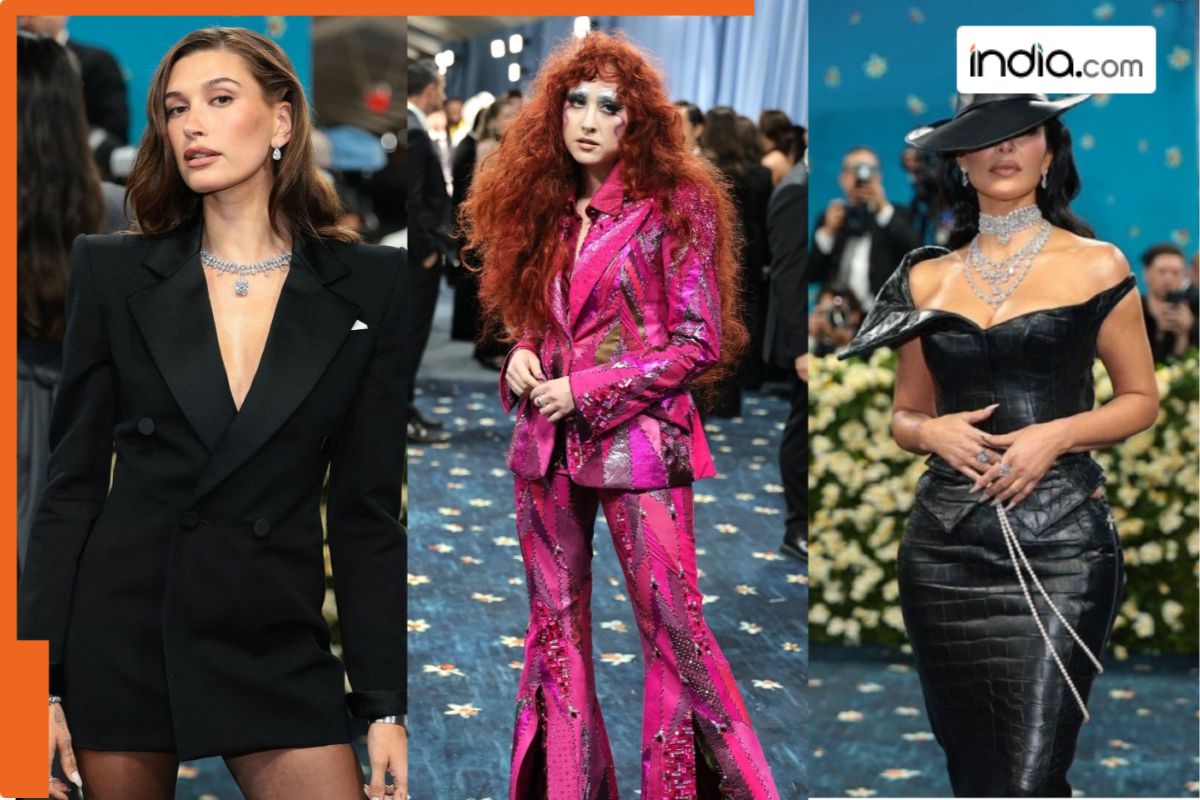 Met Gala 2025 worst dressed Outfits of Kim Kardashian, Hailey Bieber