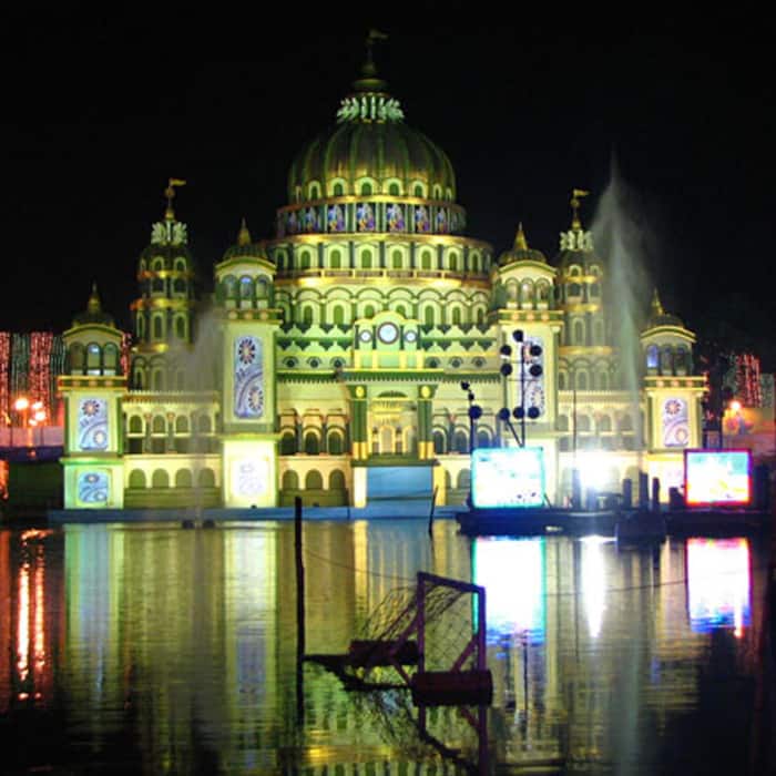A picture of College Square Pandal in Central Kolkata