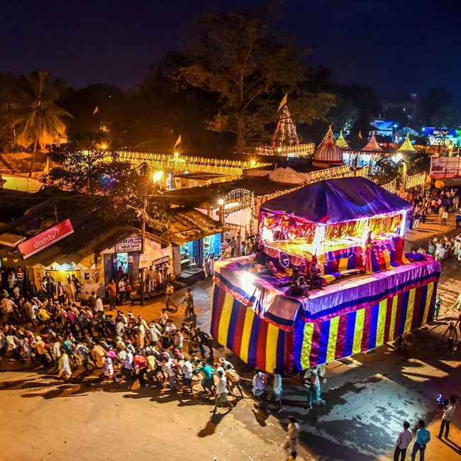  A picture of Dussehra celebrations in Bastar, Chhattisgarh Motiv 