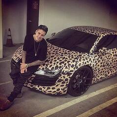 Justin Bieber and his luxury cars