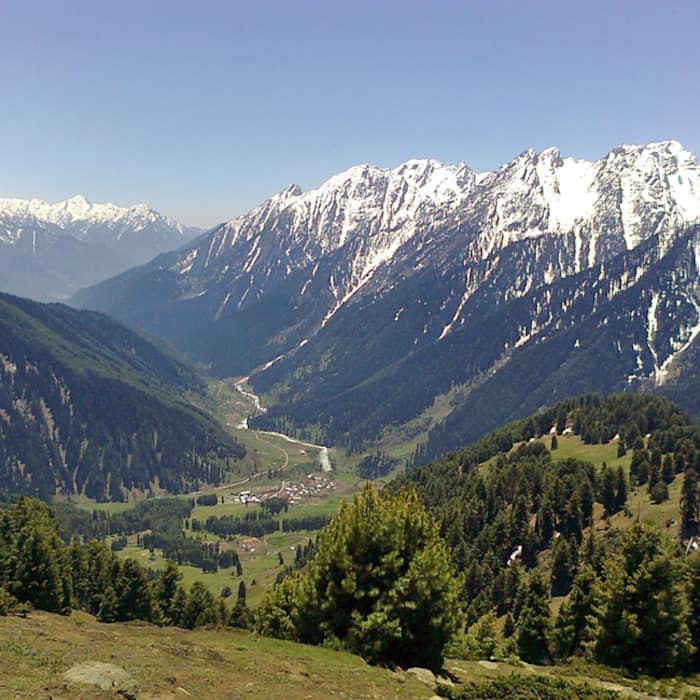A picture of Srinagar in Jammu and Kashmir