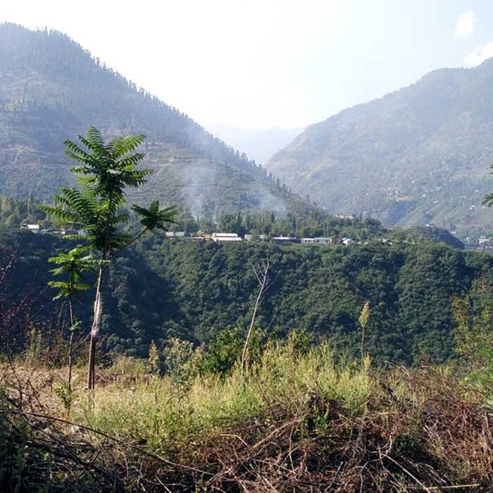 A picture of Uri army camp in Kashmir which was attacked by terrorist