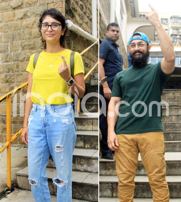 Aamir Khan and wife Kiran Rao among early voters in Maharashtra Assembly Election 2019