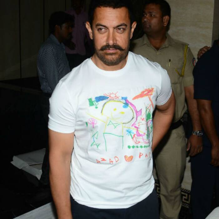 Aamir Khan celebrates birthday 51st birthday with media, view pics