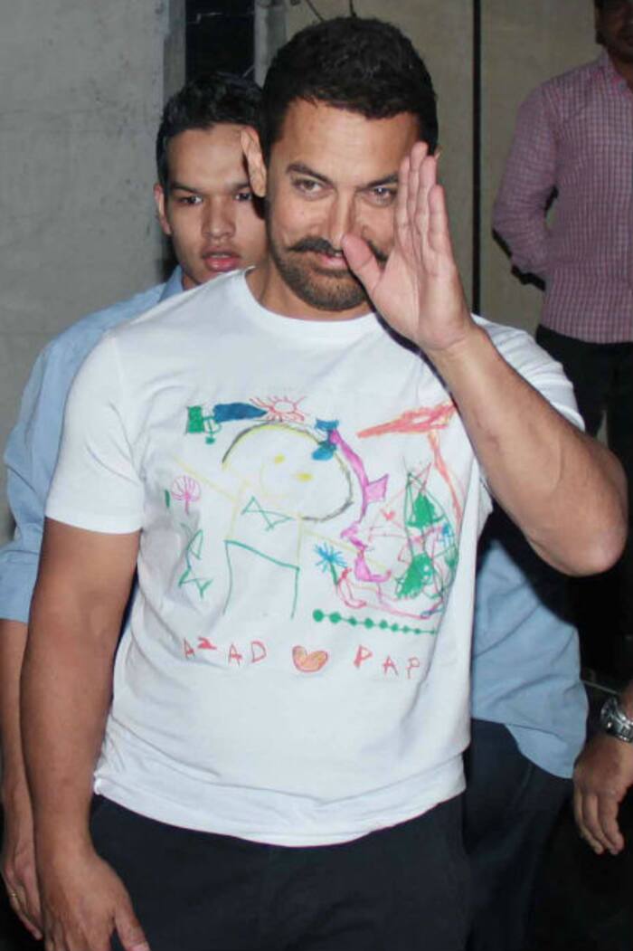 Aamir Khan celebrates birthday 51st birthday with media, view pics