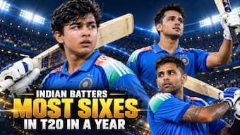 Abhishek Sharma to Vaibhav Sooryavanshi: Indian batter to hit most SIXES in a calendar year