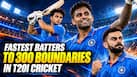 Abhishek Sharma to Virat Kohli: Fastest batters to 300 boundaries in T20I cricket
