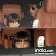 PHOTOS: Abram Khan plays hide and seek with shutterbugs while accompanying daddy Shah Rukh Khan at airport