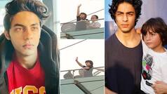 After Brother Aryan Khan's Bail, Little AbRam Khan Thanks Fans For Support From Mannat's Balcony | See Pics