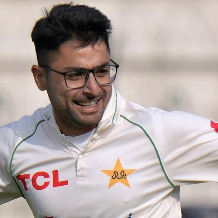 Abrar Ahmeds Test achievement