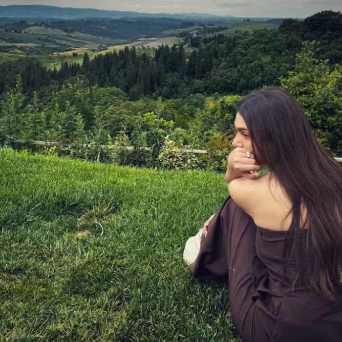 Aditi Enjoys the Scenic View