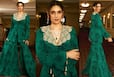 Aditi Rao Hydari Brings Royal Elegance in Rs 55k Teal Blossom Jacket And Sharara Set - See Mesmerising PICS