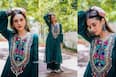 Aditi Rao Hydari Continues to Spell Her 'Bibojaan' Magic in Green Georgette Anarkali Set For Rs 45k - See PHOTOS