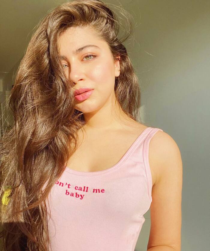 Aditi strikes a sexy pose