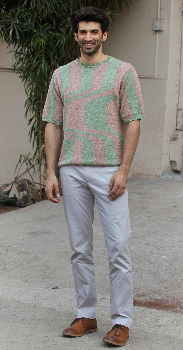 Fitoor stars Aditya Roy Kapur and Katrina Kaif spotted at Mehboob Studio