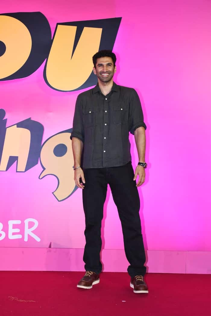 Aditya Roy Kapur Blushes in front of paps as they tease him