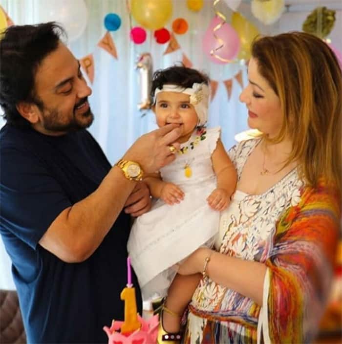 Adnan Sami celebrating daughter’s birthday with wife Roya