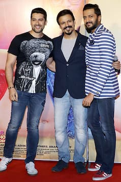 Great Grand Masti trailer launch: Vivek Oberoi, Riteish Deshmukh and Aftab Shivdasani give a dose of laughter during the event