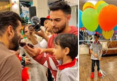 Salman Khan's Nephew Ahil Tunrs 4, Check Out Photos From Birthday Celebrations in Quarantine