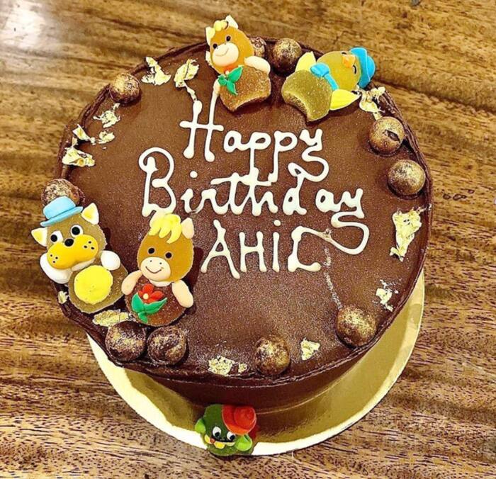 Ahil s yummy birthday cake
