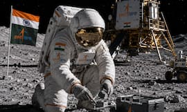 AI imagines NASA and ISRO unite for Joint Moon base mission | In Pictures