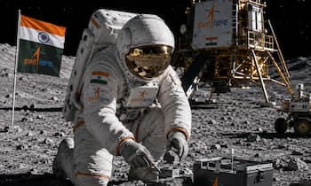 AI imagines NASA and ISRO unite for Joint Moon base mission | In Pictures