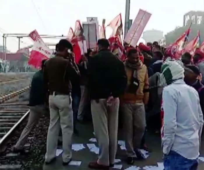 AISF Members Protest in Bihar 