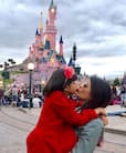 In Pics: Aishwarya Rai Bachchan, Sushmita Sen have a gala time with daughters in Disneyland