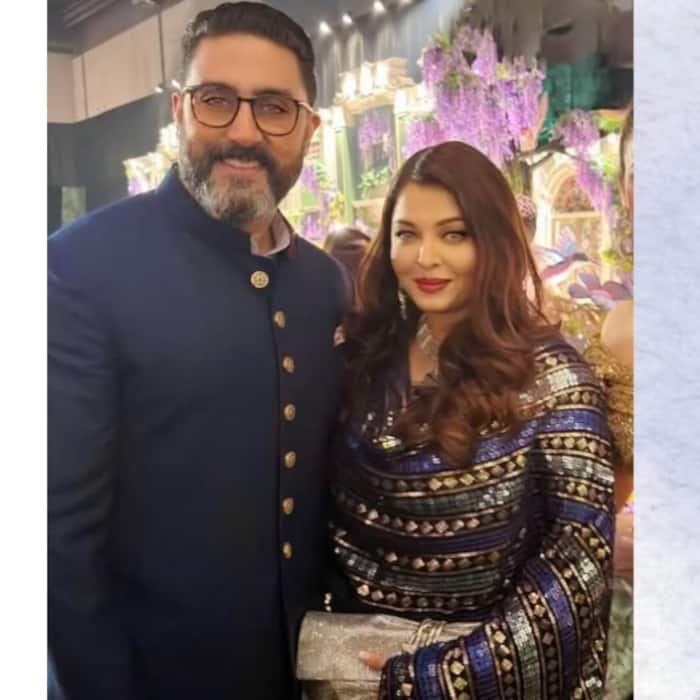 Aishwarya Rai Bachchan s royal blue anarkali suit at the Dani wedding