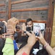 Ajay Devgn Greets The Media Outside His Residence on 50th Birthday