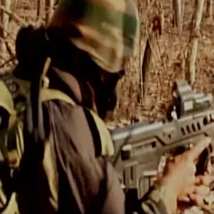 AK -47 rifles have been recovered from the terrorist