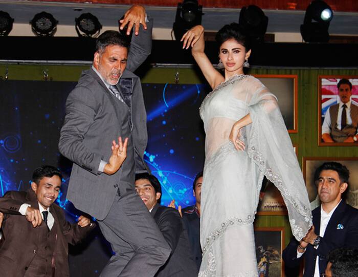 Akshay Kumar   Mouni Roy at Film Gold   s Event