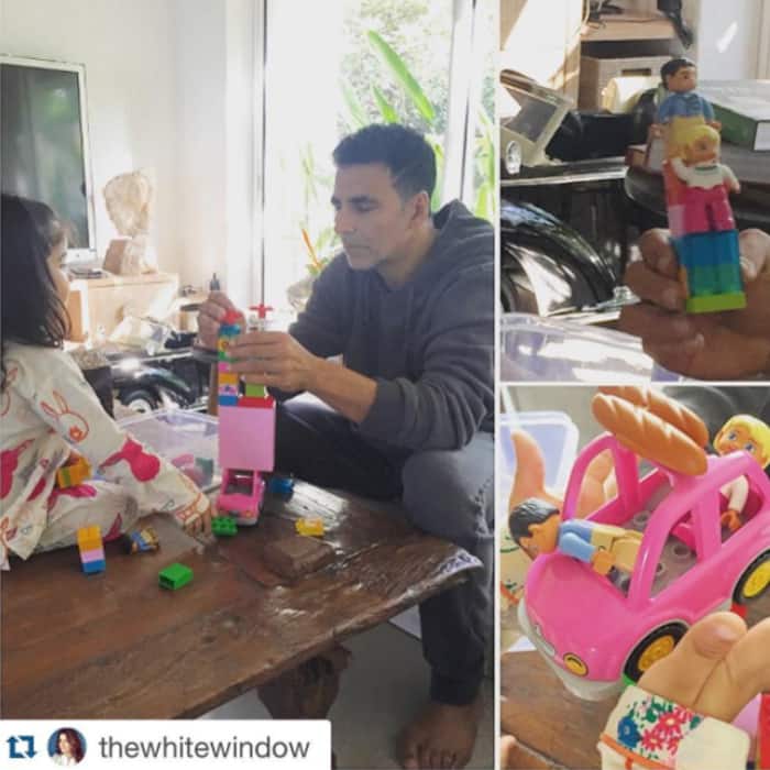 Akshay Kumar spending Sunday with Nitara