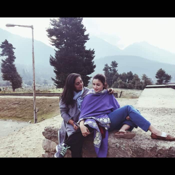 Alia Bhatt bound by Kashmir mountains